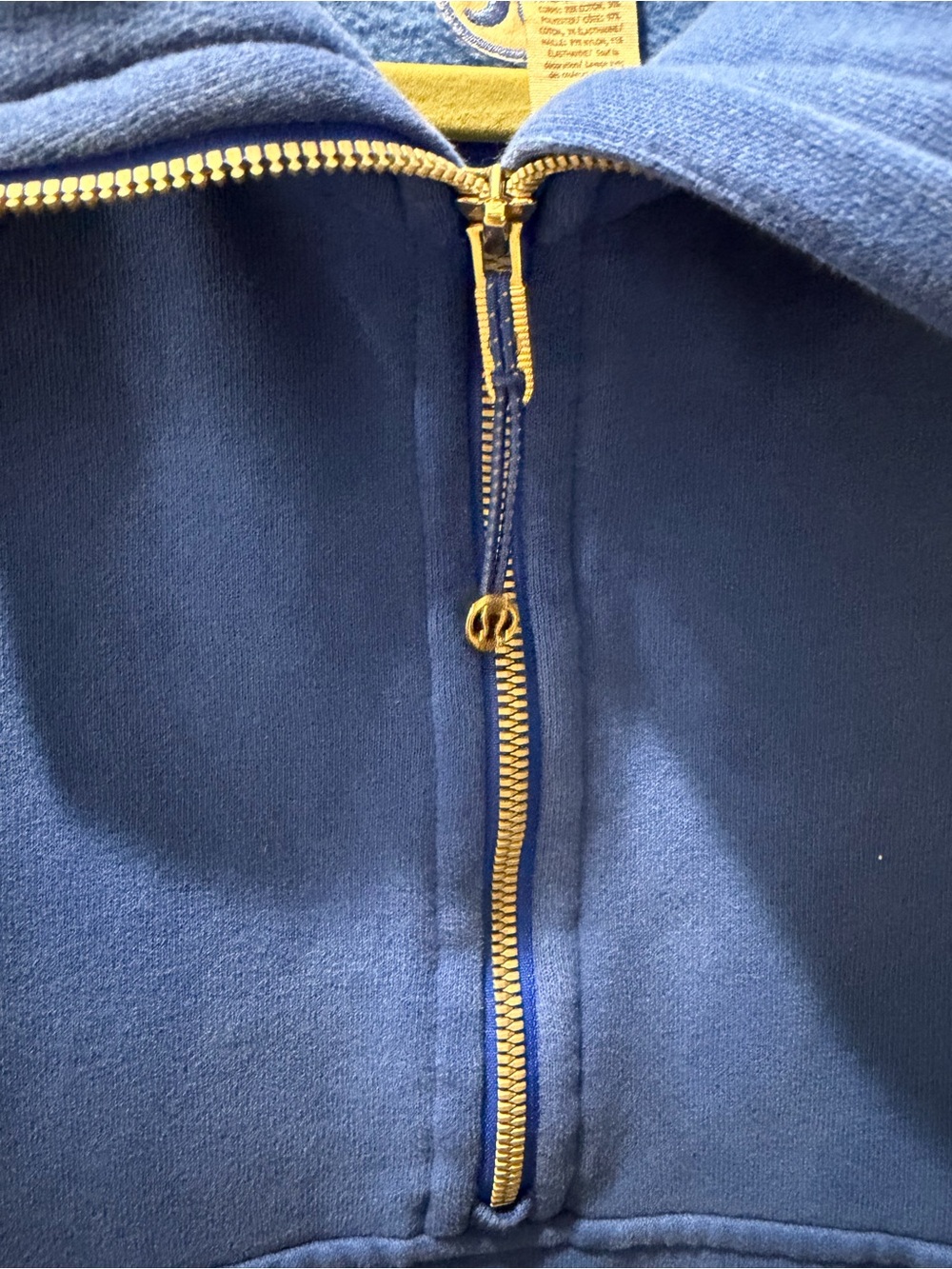 Lululemon Scuba Oversized Funnel-Neck Half Zip Galactic Cobalt M/L - Picture 6 of 9